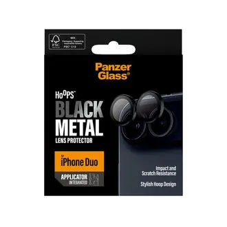 iPhone Duo Hoops Camera Lens Protector Svart