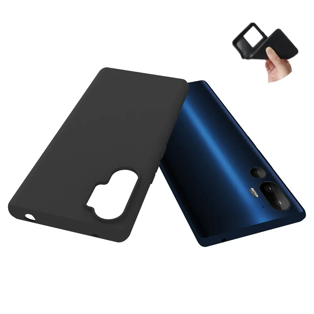 Stöttåligt Skal TPU HTC U24 Pro Svart