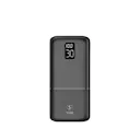 Powerbank 30000 mAh tredobbelt udgang 2x USB-A + 1x USB-C Sort