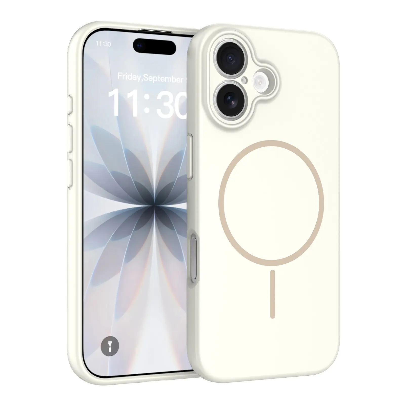 MagSafe-skal SoftArmor iPhone 16 Beige