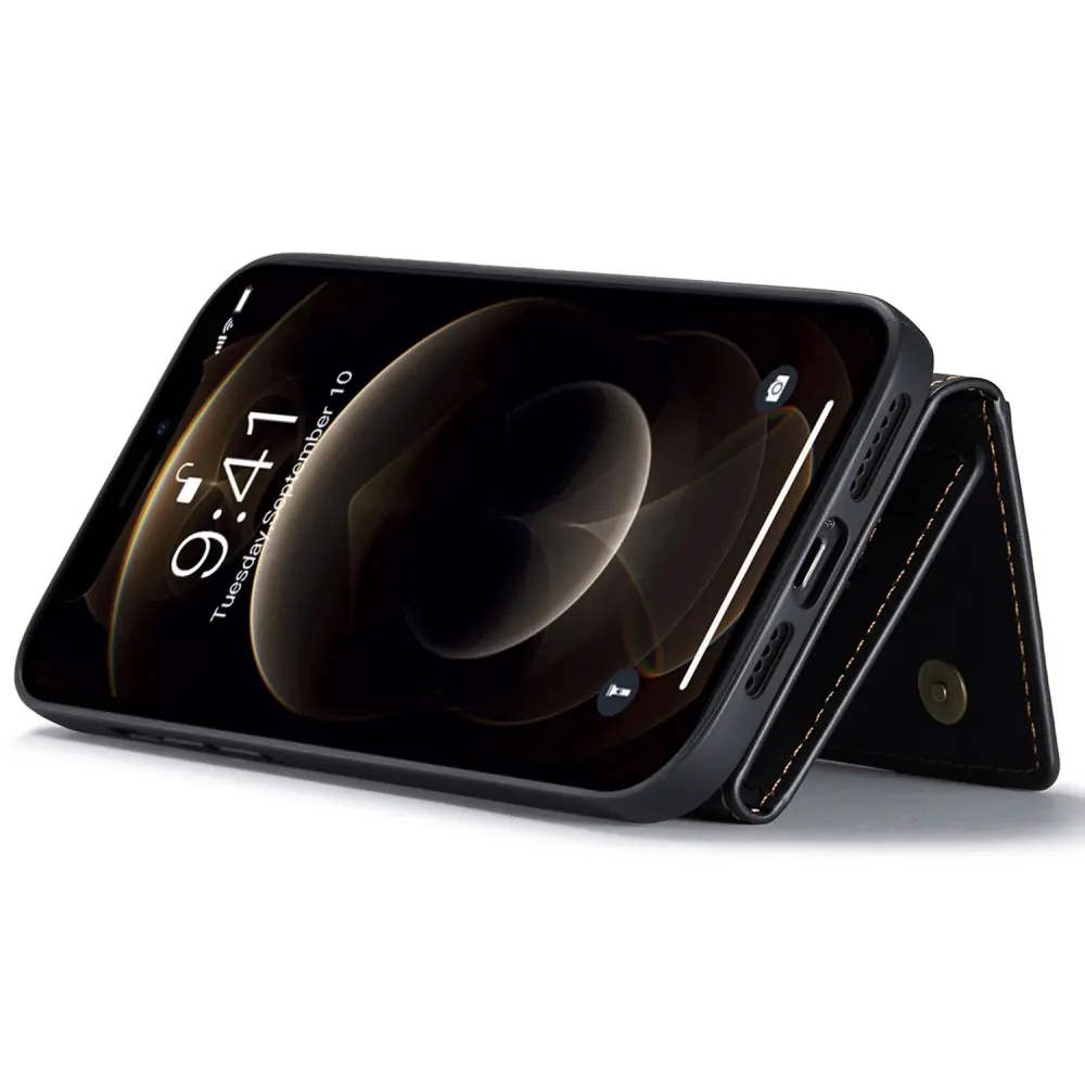 Magnetic Card Slot Case iPhone 15 Svart