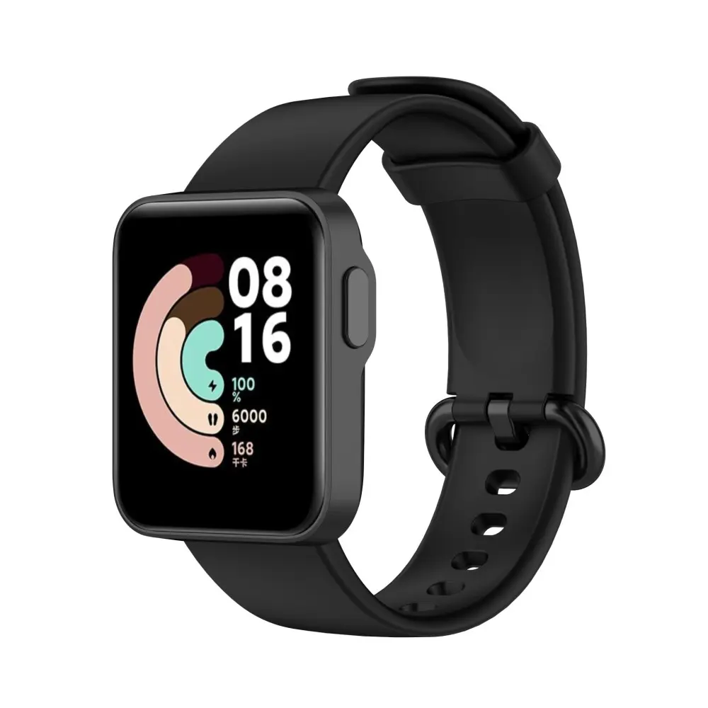 Rem af silikone til Xiaomi Mi Watch Lite Sort