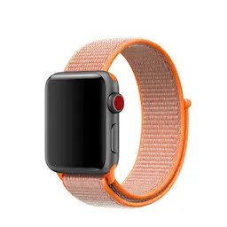 Apple Watch SE 44mm Nylonreim, Oransje