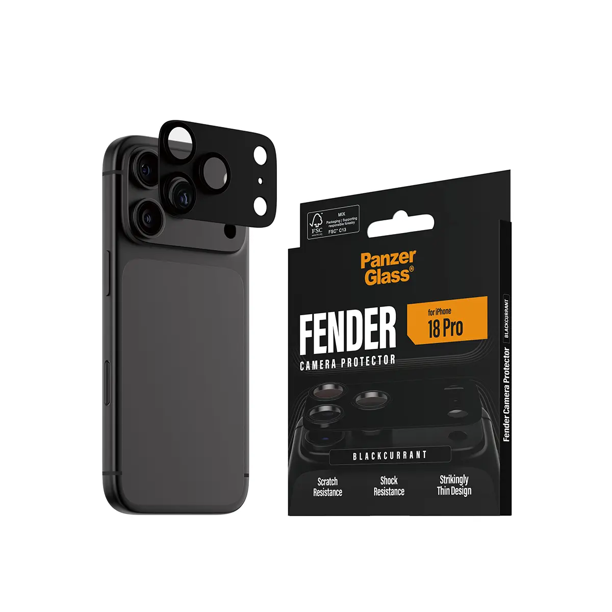 iPhone 18 Pro Fender Camera Protector Blackcurrant