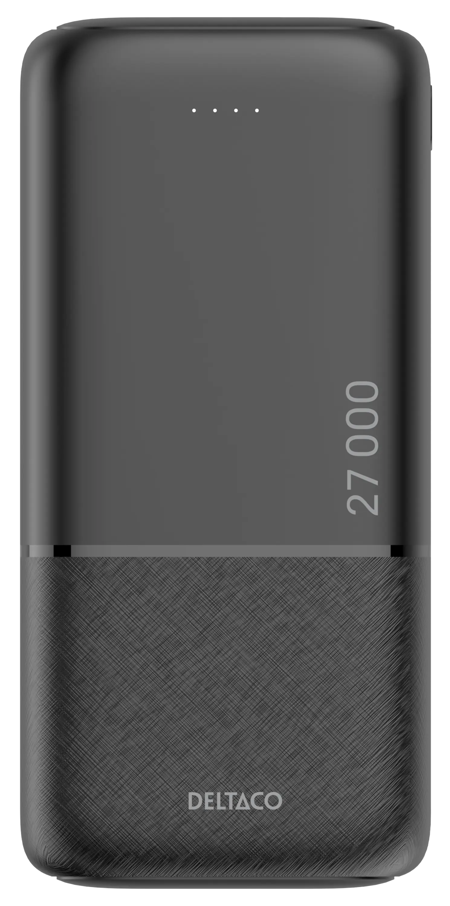 Powerbank 27000 mAh USB-C + 2x USB-A PD 20W Svart
