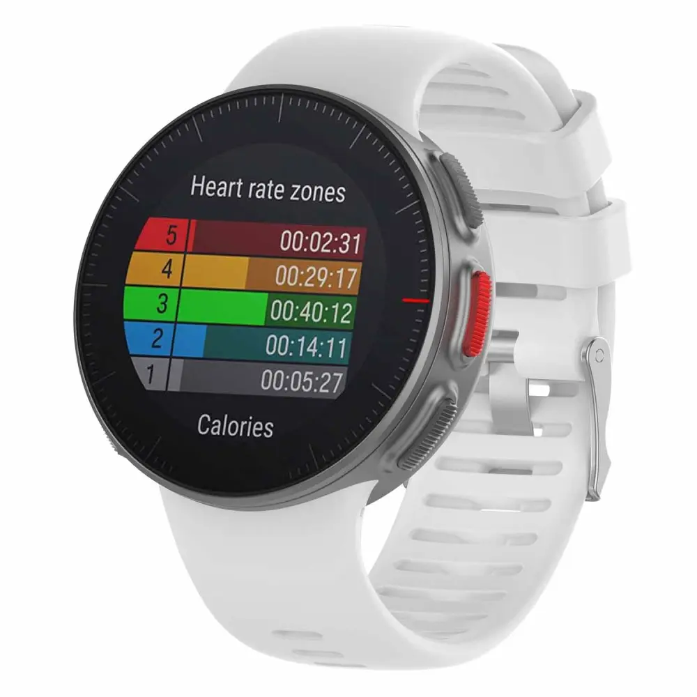 Silikonarmband Polar Vantage V Vit