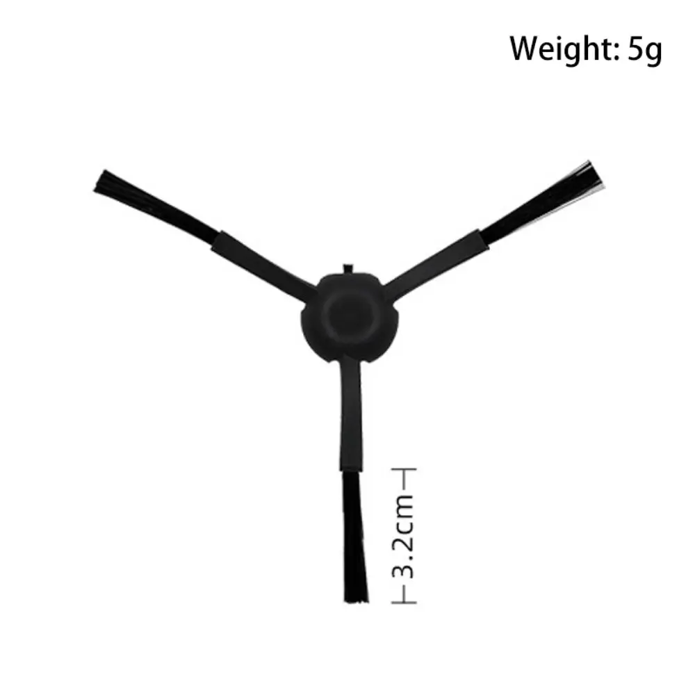 2-pack Sidoborstar - passar till  Dreame D10 Plus Svart