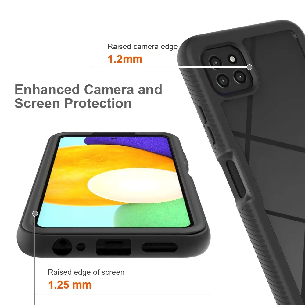 Full Protection Case Samsung Galaxy A22 5G Svart