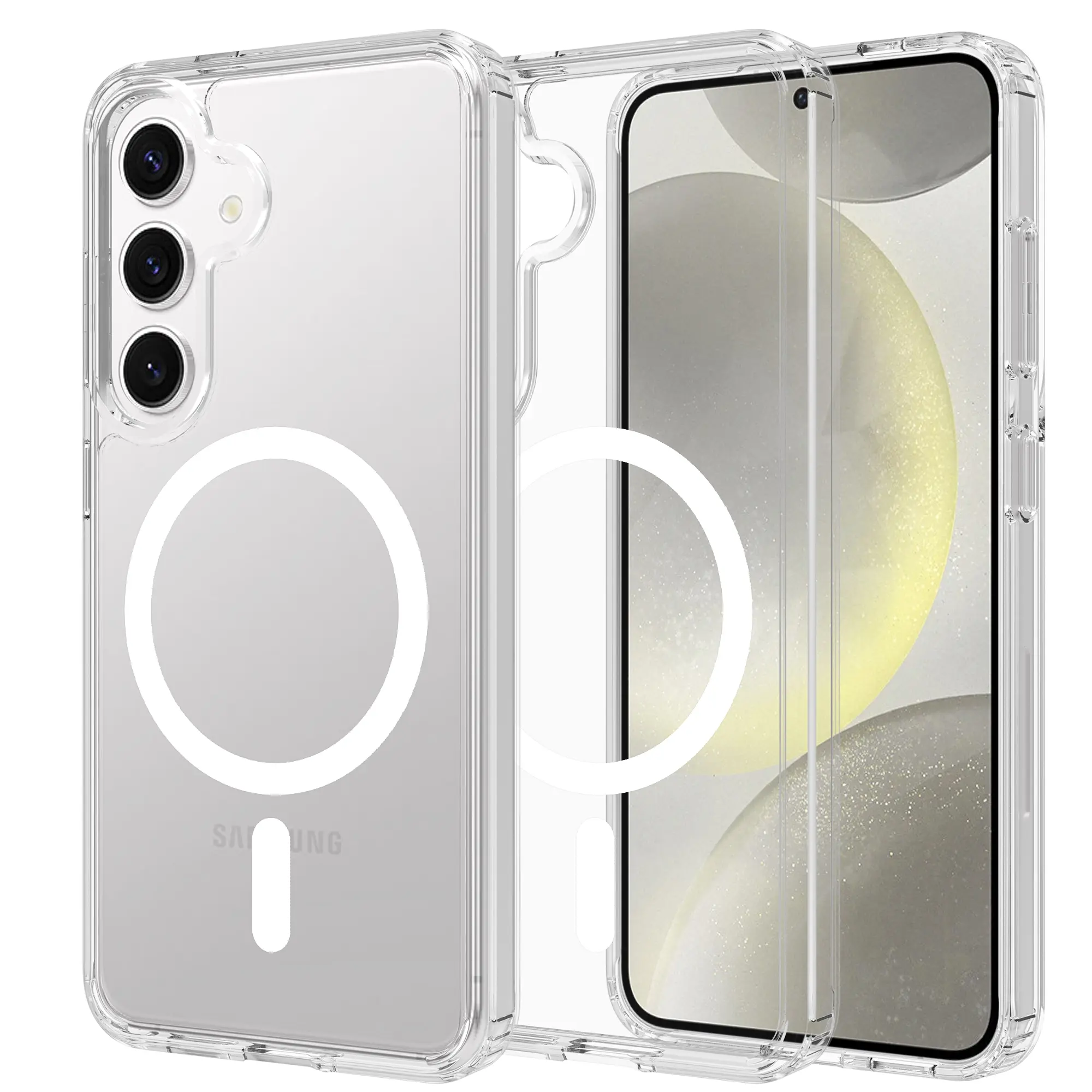 Hybridcover MagSafe Samsung Galaxy S24 Plus Gennemsigtig