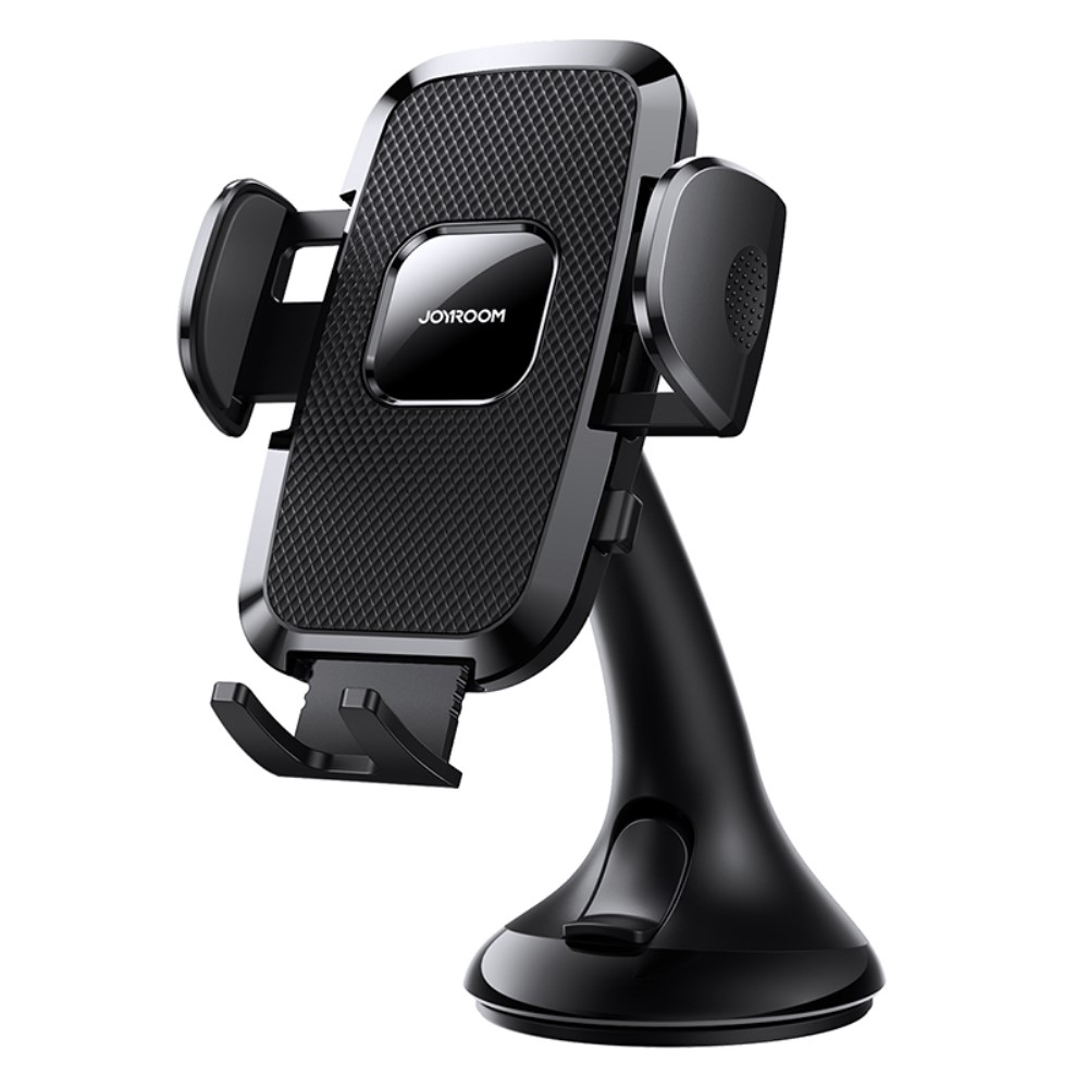 Joyroom JR-ZS259 Windshield/Dashboard Mechanical Car Phone Holder Black - Mobilholder til bil