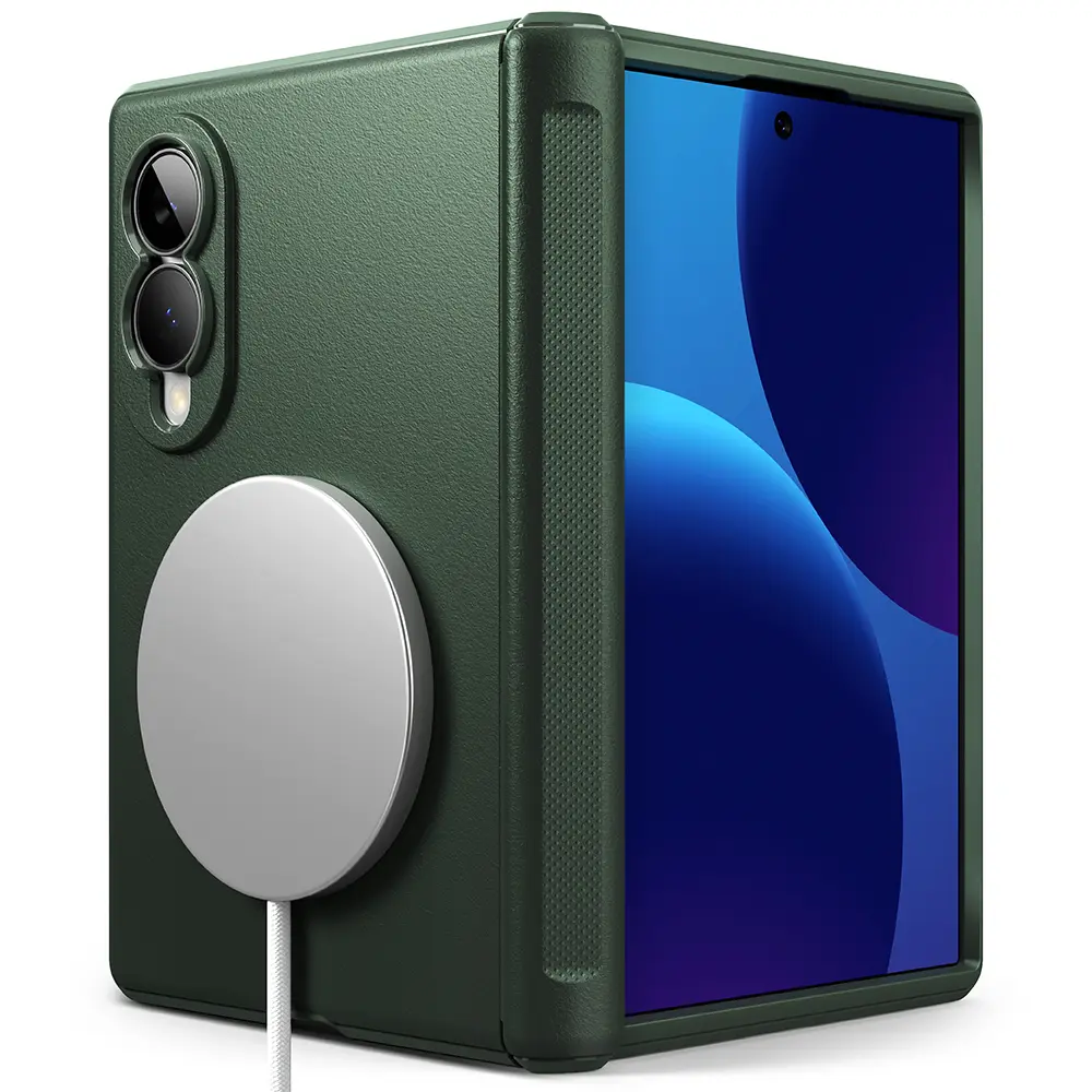 Samsung Galaxy Z Fold 8 Magnetisk Onyx Flap-cover, Dark Green