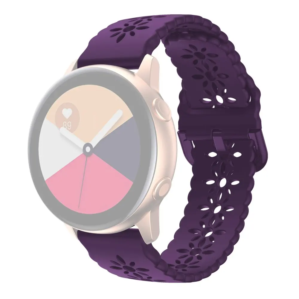 Blossom silikonarmband Samsung Galaxy Watch 6 Classic 43mm lila