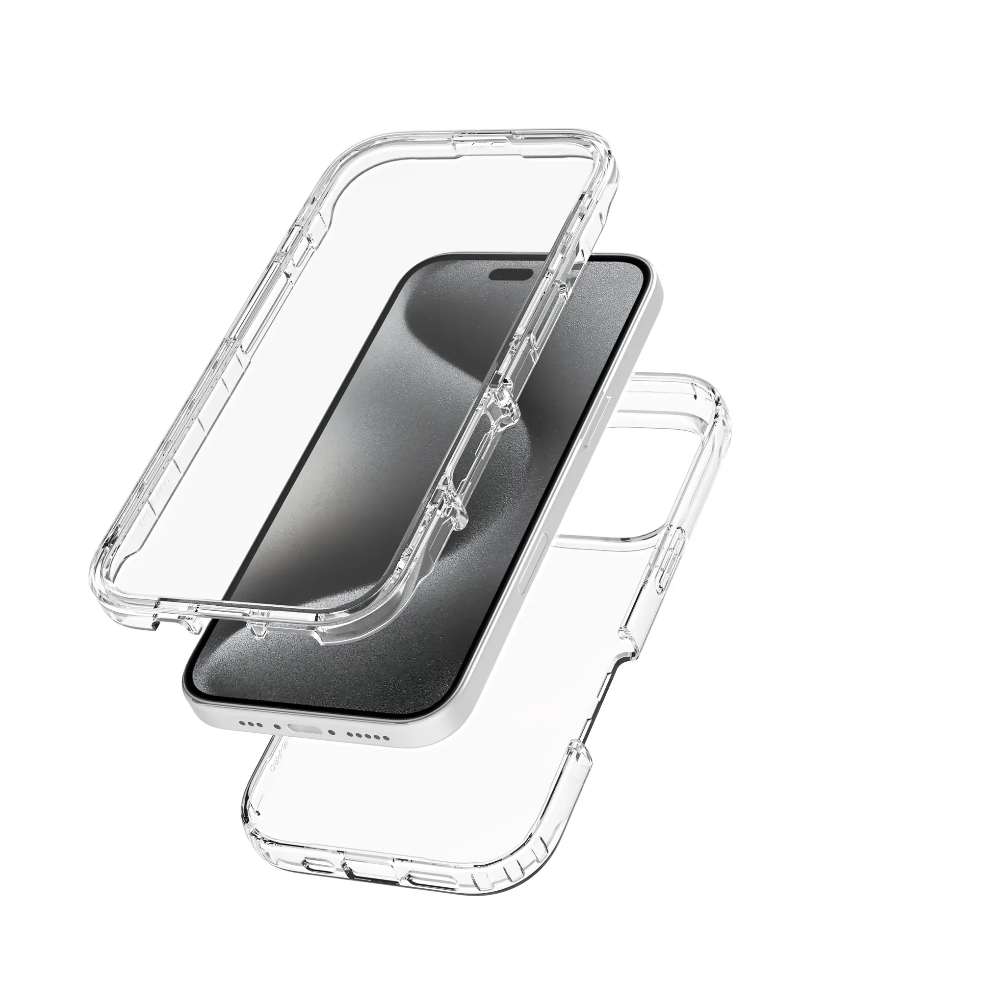 Full Cover Skal iPhone 16 Pro Genomskinlig