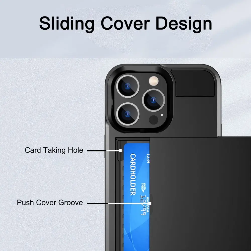 Skal Kortfack iPhone 14 Pro Svart