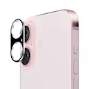 Hærdet Glas Kamerabeskyttelse iPhone 16 sort