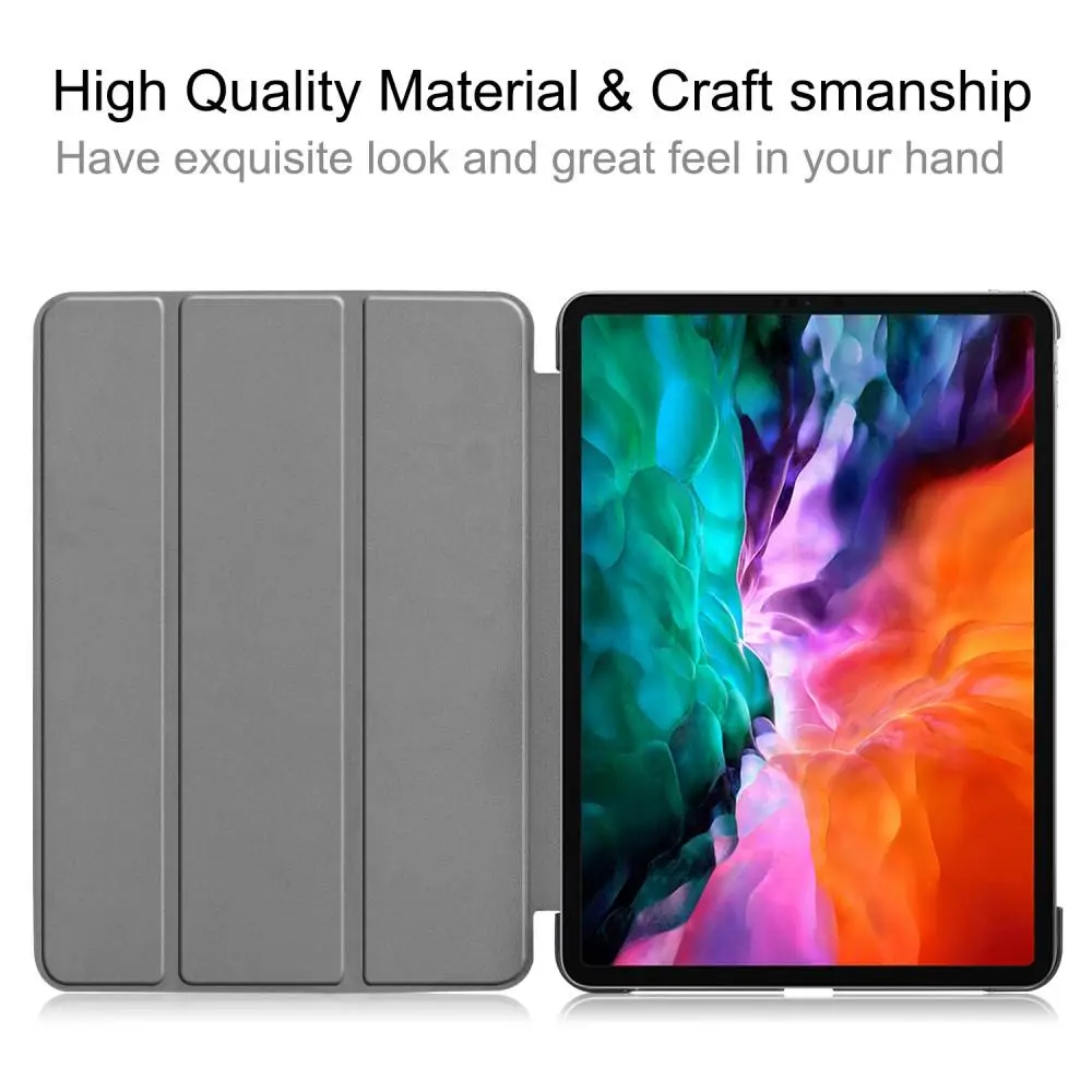 Fodral Tri-fold Apple iPad Pro 12.9 6th Gen (2022) Svart