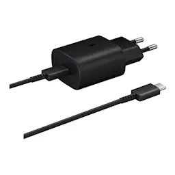 Mobilladdare USB-C Fast Charge PD 25W, svart