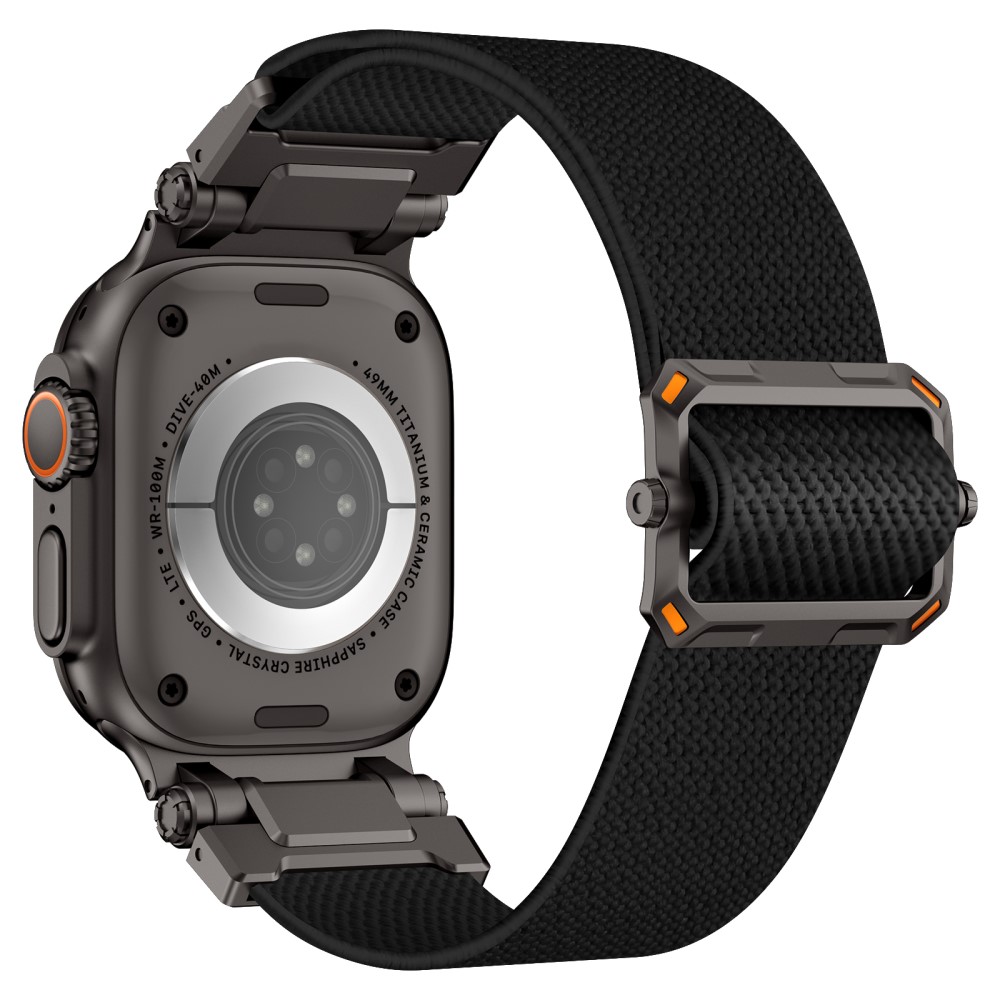 Endure Flex Nylon Strap Apple Watch Series 8 45mm Svart