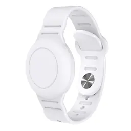 Apple AirTag Vanntett silikonarmbånd, Hvit