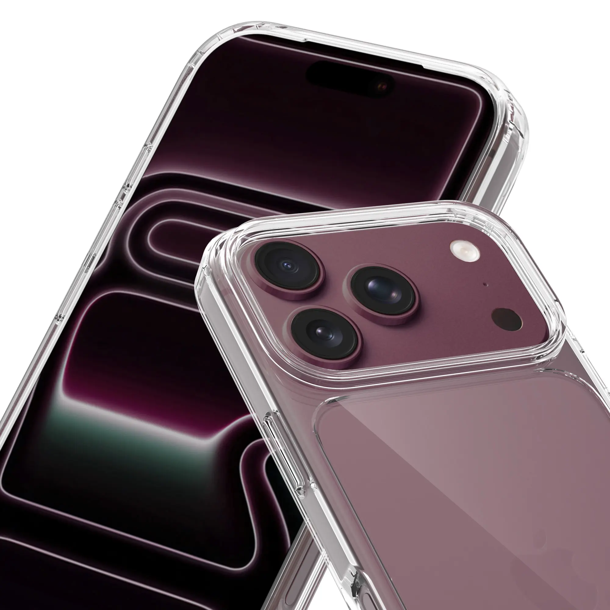 Hybridskal iPhone 18 Pro Max Genomskinlig