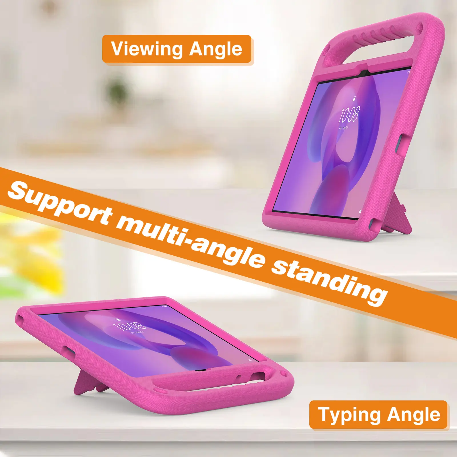 Skal EVA med Handtag Lenovo Idea Tab Rosa