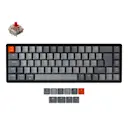 K6 RGB Trådløst gamingtastatur Hot Swap Gateron, Red