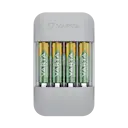Batteriladdare Eco Charger Pro Recycled + 4x AAA 800 mAh