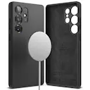 Silicone Magnetic Case Samsung Galaxy S25 Ultra Black