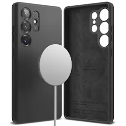 Samsung Galaxy S25 Ultra MagSafe silikondeksel, Black
