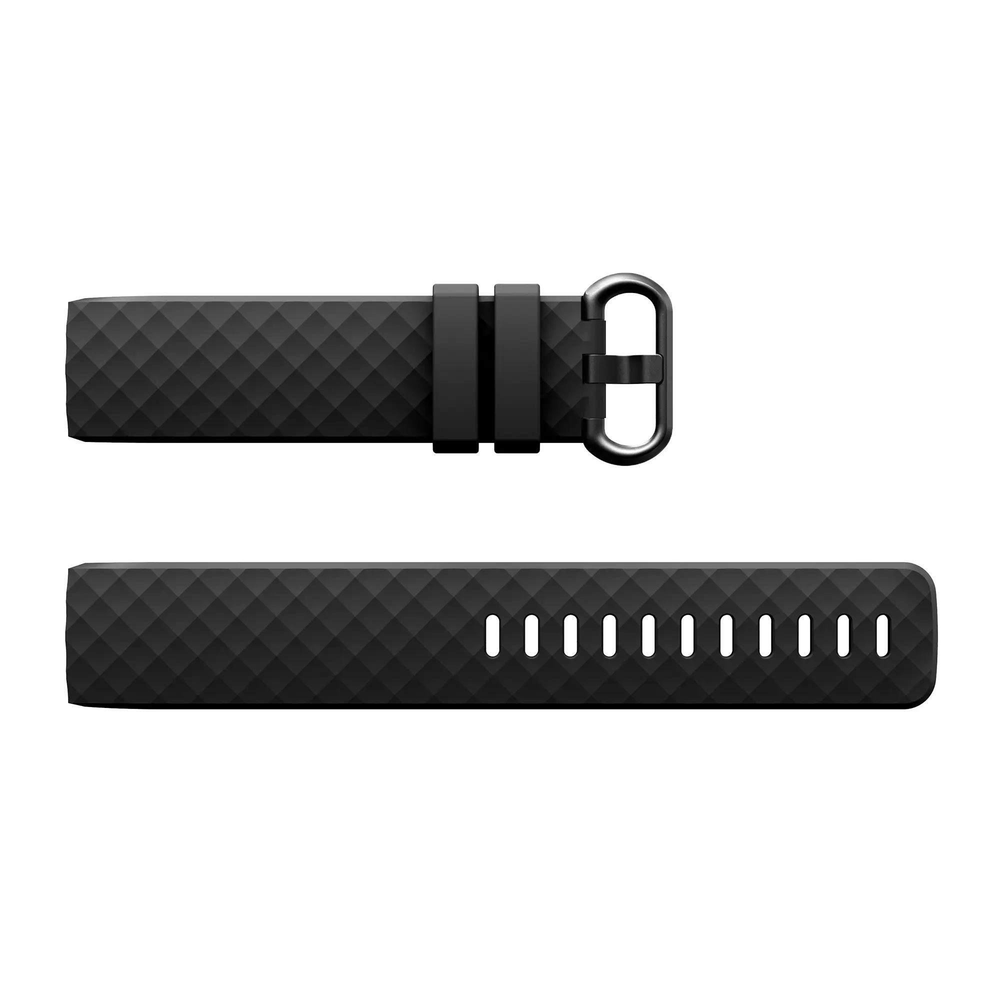 Silikonarmband Fitbit Charge 4/Charge 3 Svart