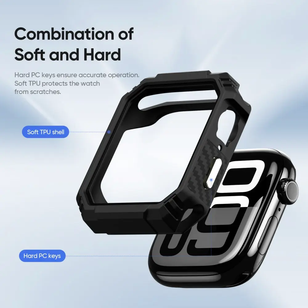 Damo Skal Apple Watch Series 8 45mm Black