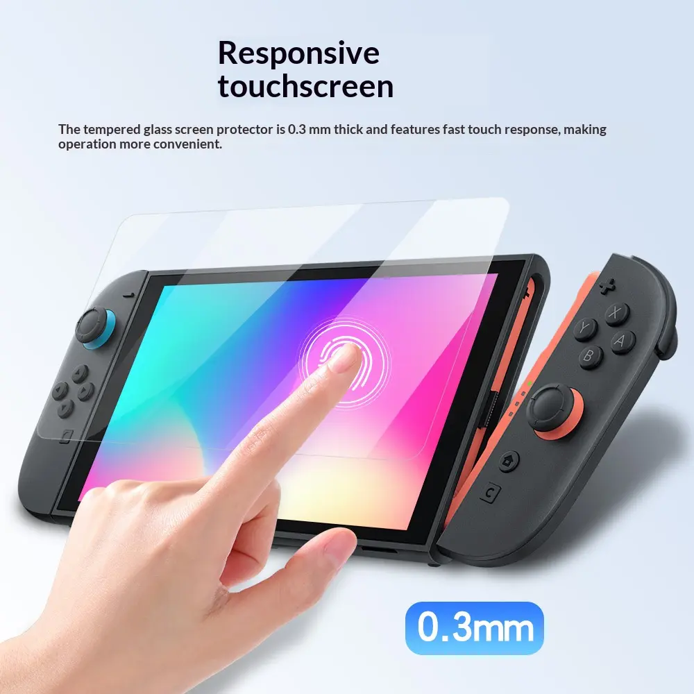 Härdat Glas 0.3mm Skärmskydd Nintendo Switch 2
