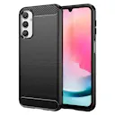 Samsung Galaxy A24 Cover TPU Brushed Sort