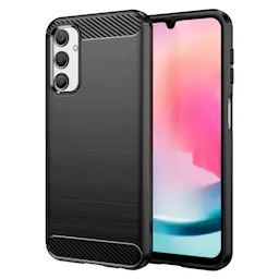 Samsung Galaxy A24 Cover TPU Brushed Sort