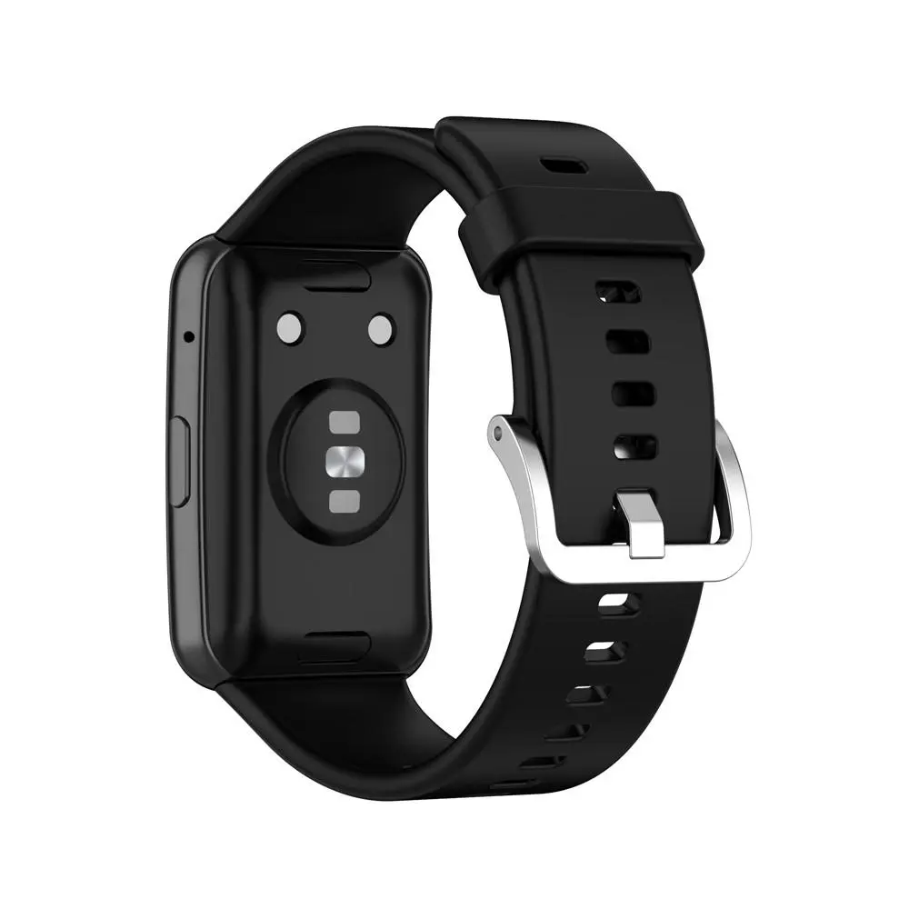 Silikonarmband Huawei Watch Fit Svart
