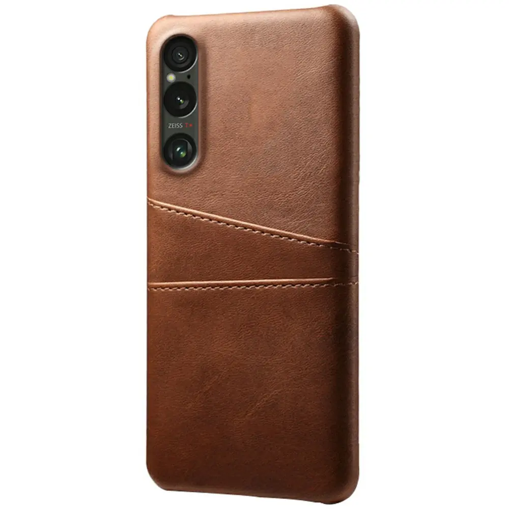 Card Slots Case Sony Xperia 1 VII Brun