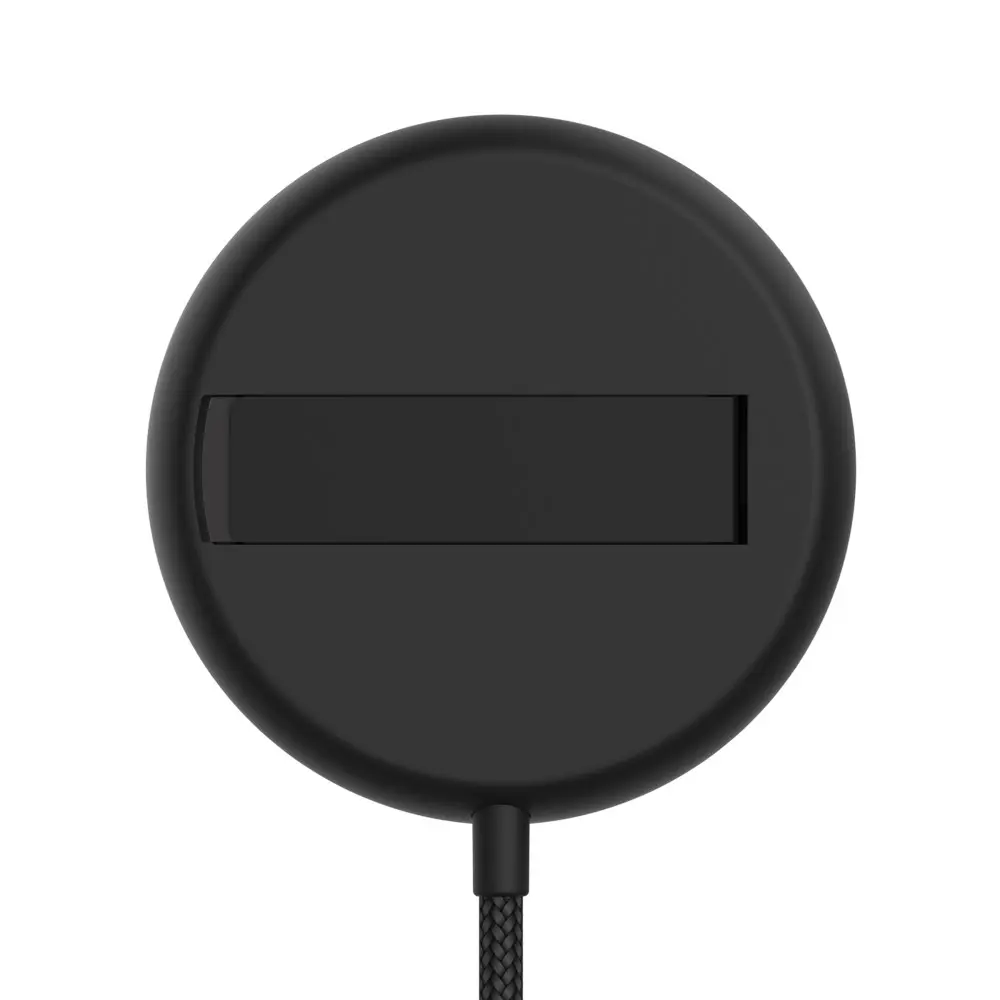 Qi2 15W MagSafe Trådlös Laddningsplatta med Ställ svart