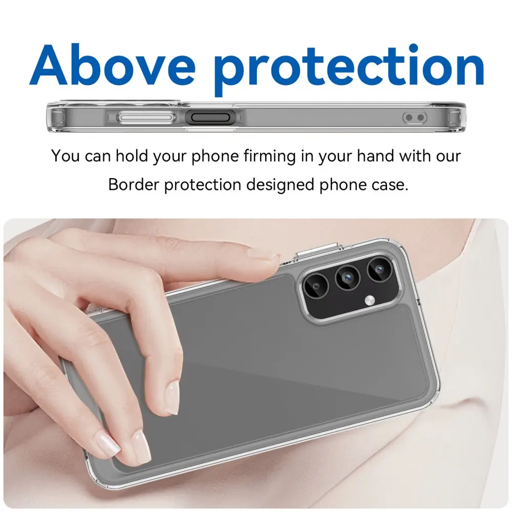 Hybridskal Samsung Galaxy A15 Genomskinlig
