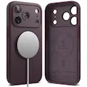 iPhone 18 Pro Max MagSafe silikonecover, Dark Cherry