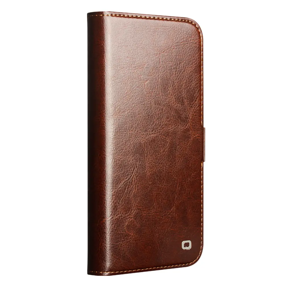 iPhone 18 Pro Max Leather Wallet Case Brown