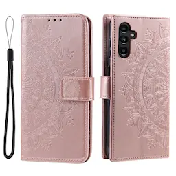 Läderfodral Mandala Samsung Galaxy A27 Roséguld