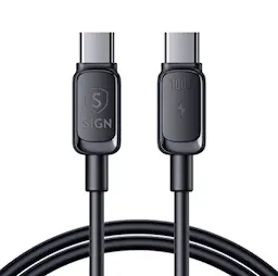 USB-C til USB-C-kabel PD 100W 3m Sort