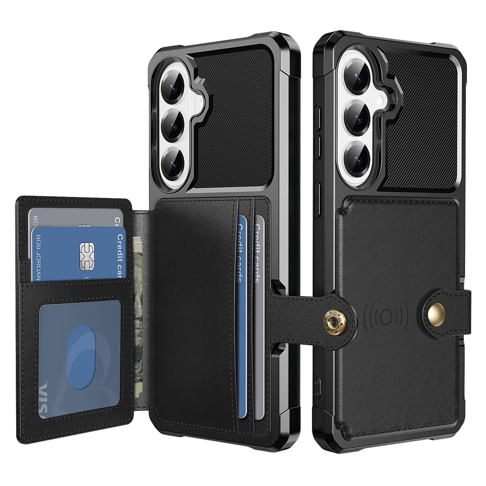 Tough Multi-slot Case Samsung Galaxy A27 Musta