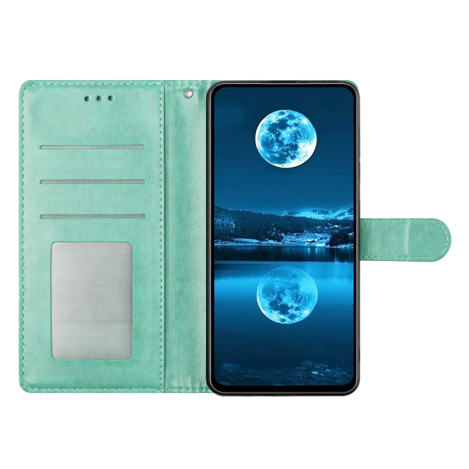 Läderfodral Samsung Galaxy A57 Grön