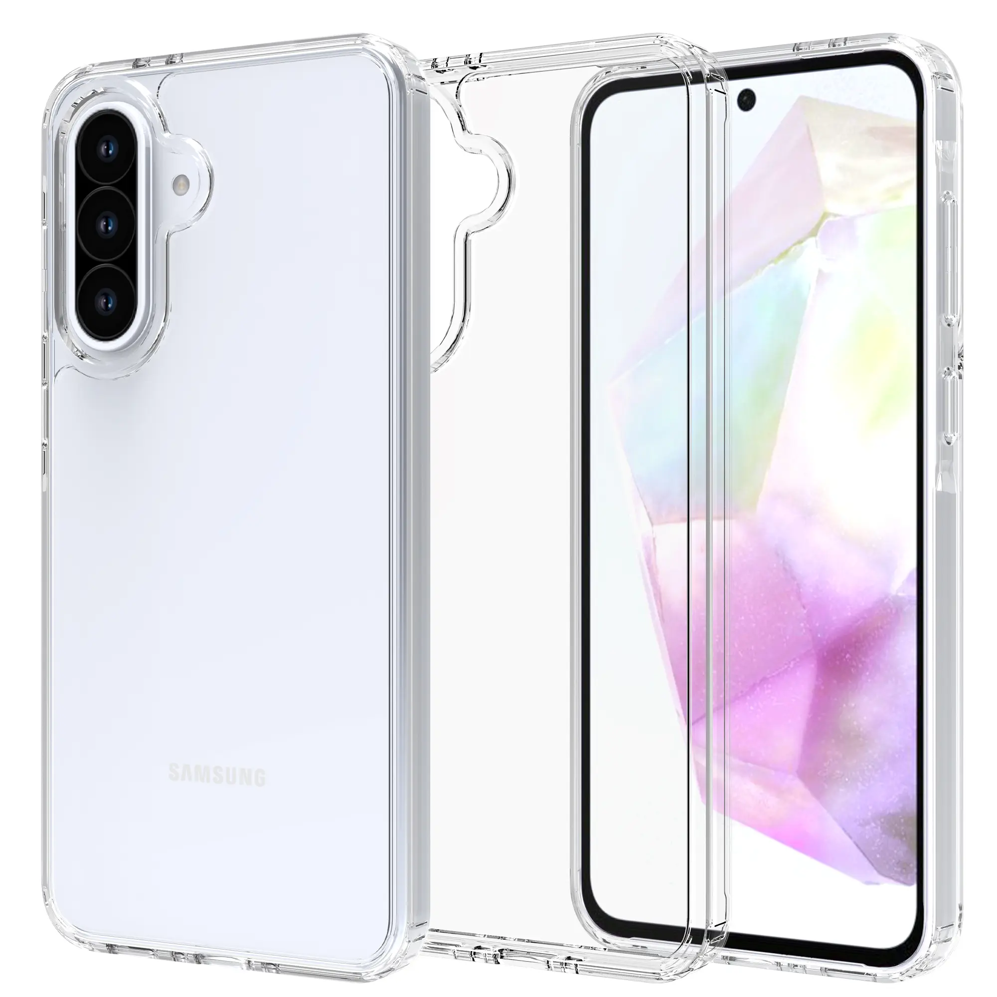 Hybridcover Samsung Galaxy A56 Gennemsigtig