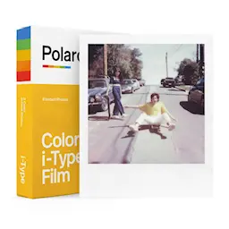 Color instantfilm med hvid ram til i-Type