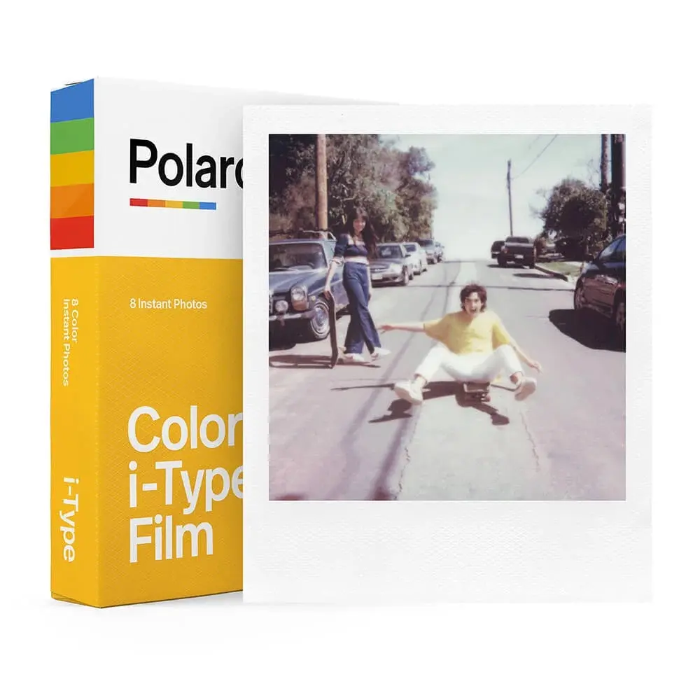 Color instantfilm med hvit ram for i-Type