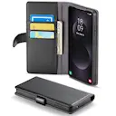 Ægte Læderetui Samsung Galaxy S26 Ultra Sort