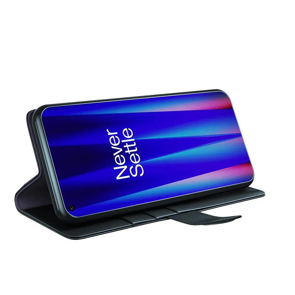 Äkta Läderfodral  OnePlus Nord CE 2 5G Svart