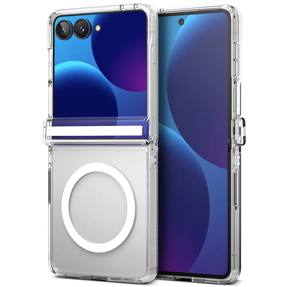 Fusion Flap Magnetic Case Samsung Galaxy Z Flip 8 Clear